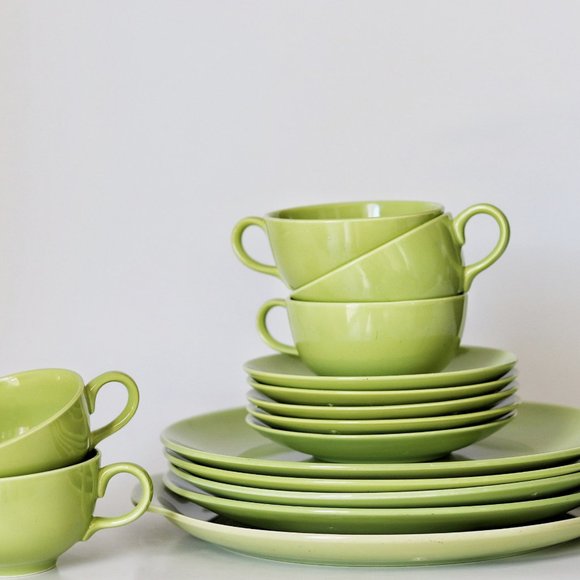 Homer Laughlin Dining Lime Green Dinnerware Set Serving Platter